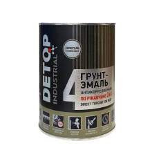 RAL-1005 DETOP №4 - Primer-enamel on rust 3 in 1 - Yellow, 0.75l
