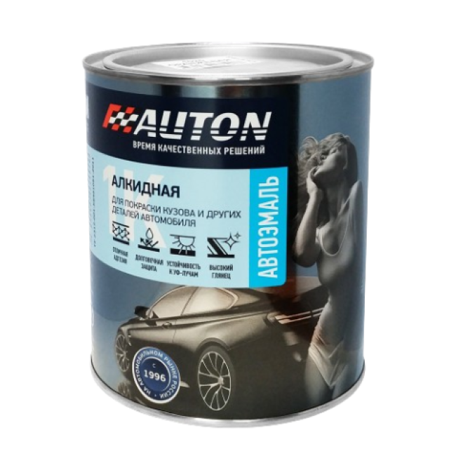 Auton Primer-enamel 1K acrylic modified black matte 0.5l AUTON ATN-P07730-05 – buy in Astana | carpaint.kz