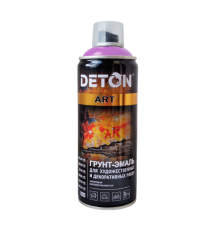 Primer-enamel for artistic and decorative works DETON ART, Lilac, aerosol 520 ml