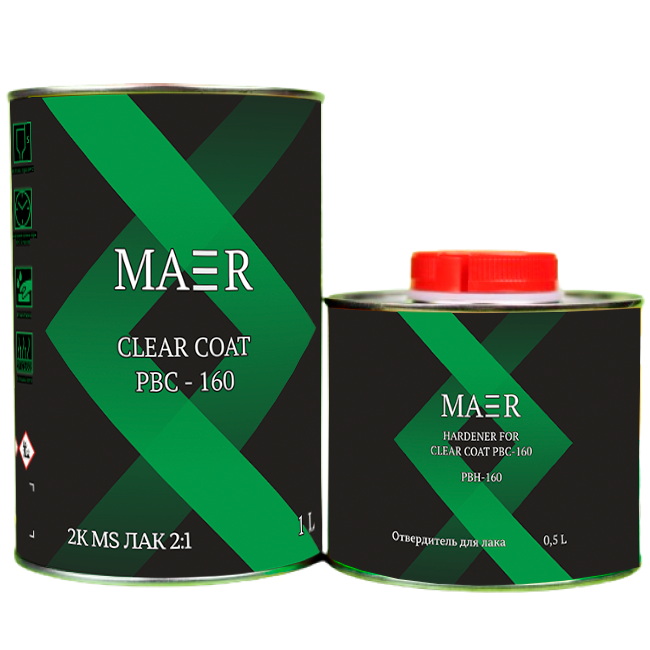 Лак 2K MS MAER 2:1 PBC-160 – Балыкчыда сатып алу | MAER | carpaint.kz