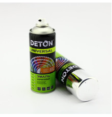 U9021 气溶胶涂料“Deton Universal”彩色铬，光面，丙烯酸，520 毫升“Deton”