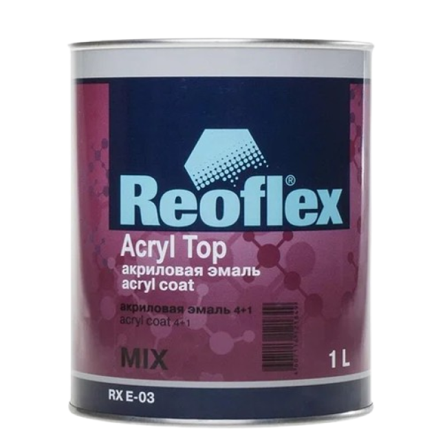 Reoflex 501 MIX 丙烯酸珐琅 4+1，紫蓝色，1l RX E-03-501-1000 图片 – 阿斯塔纳 | carpaint.kz