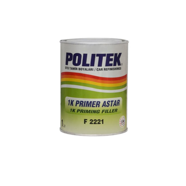 POLITEK 1K Грунт Черный PRIMER FILLER 1л. F2221-B – купить в Астане | Politek | carpaint.kz