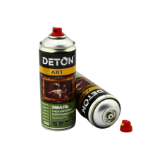 DETON ART - Эмаль металлик - Серебро - Аэрозоль, 520 мл