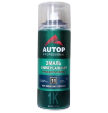 AUTOP №11 - Алкидті эмаль - Ақ күңгірт - Аэрозоль, 520 мл