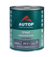 AUTOP 20/23 - 2K Acrylic primer-filler 3+1 - Black - Can, 1l